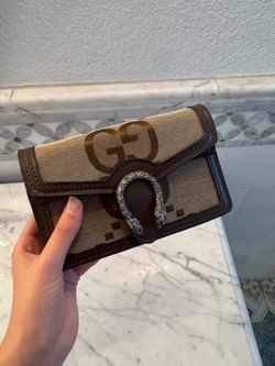 Mini Monogram Chain Shoulder Bag Beige/Camel