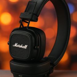 Marshall Major V On-Ear Bluetooth Headphone, Black