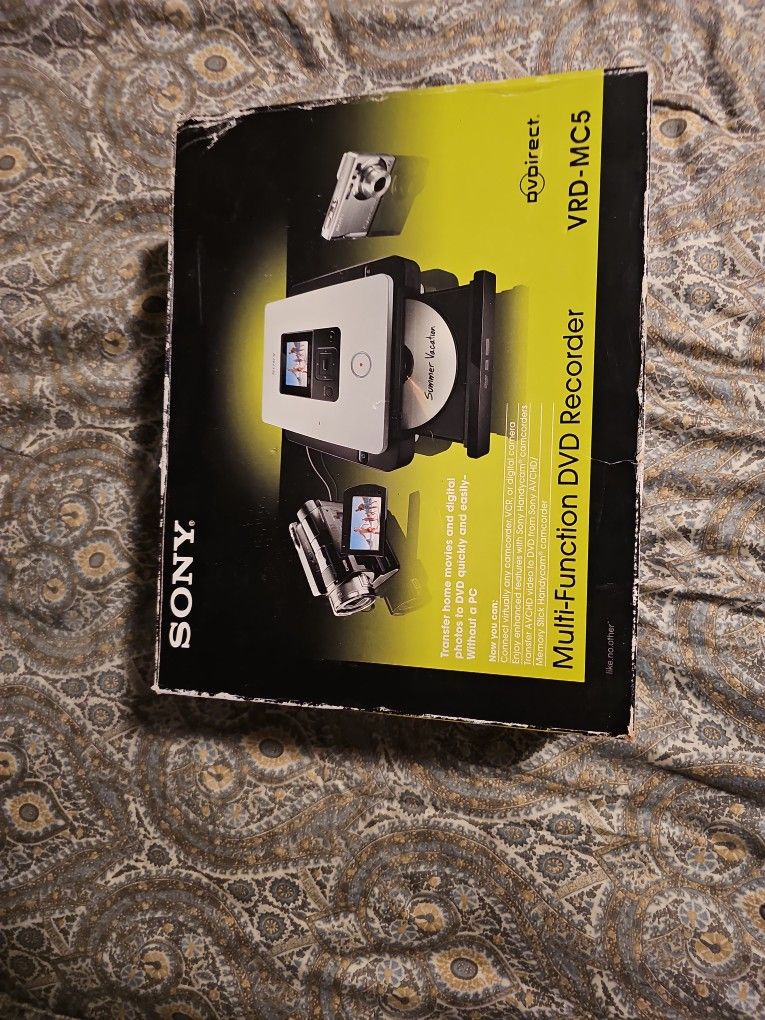 Sony DVDirect DVD Recorder VRDMC5 Multi Function