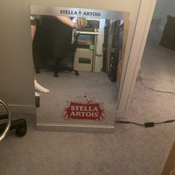 Stella Artois Light Up Mirror 