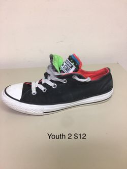 Converse size 2 youth sneakers