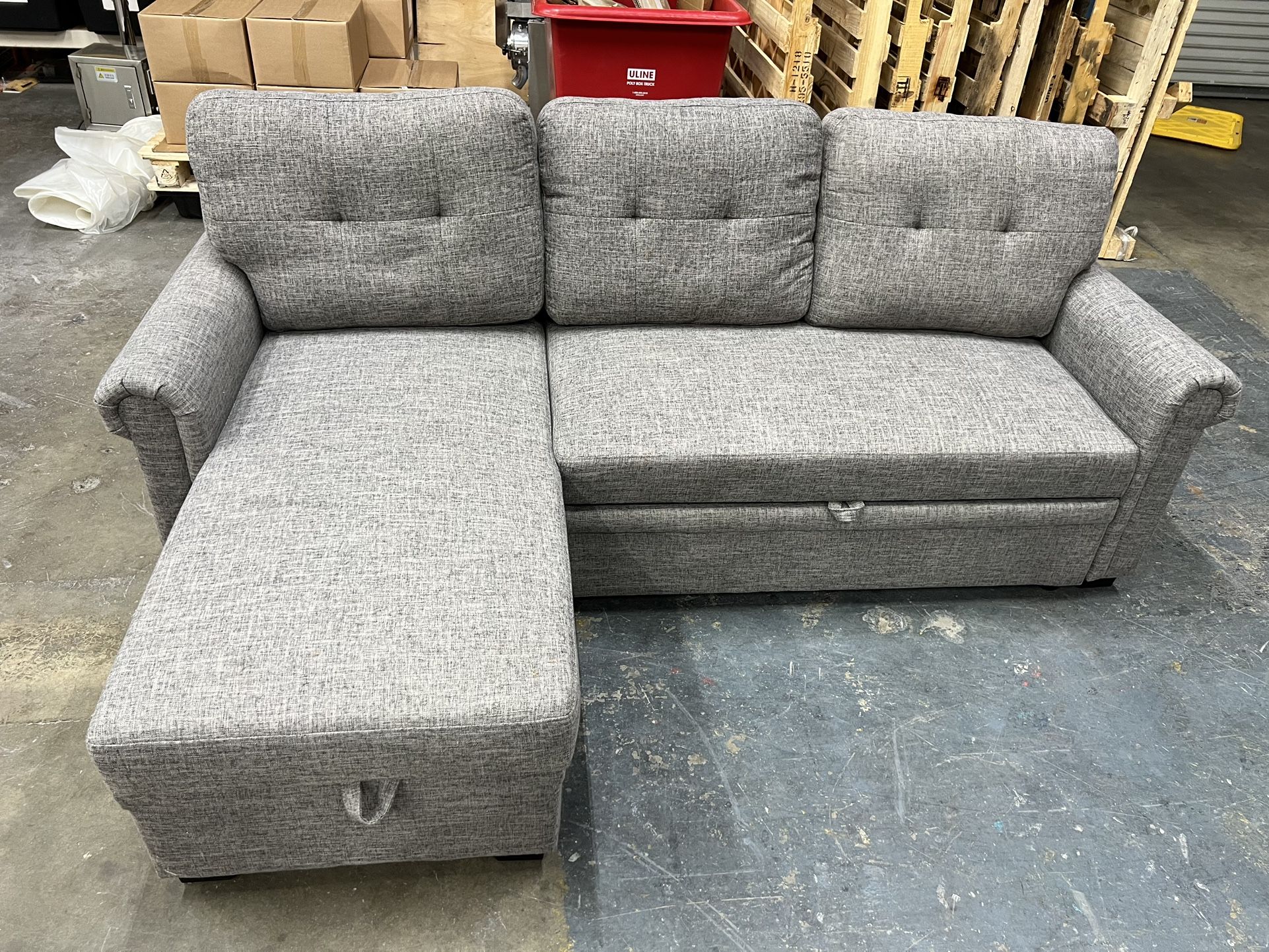 BRAND NEW*** Upholstered Reclining Sleeper Sofa