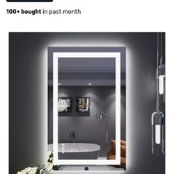 LED Bathroom Mirror with Lights,