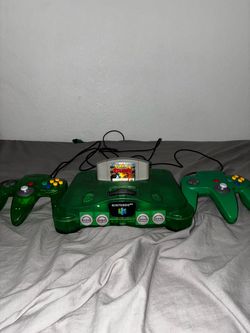Nintendo 64 Jungle Green Console Bundle