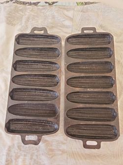 Vintage Cast Iron Corn Bread Pans