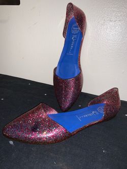 Jeffrey Campbell Havana Glitter Jelly Flats D'Orsay