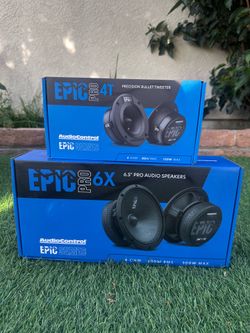 Audio control speakers and tweeters bundle