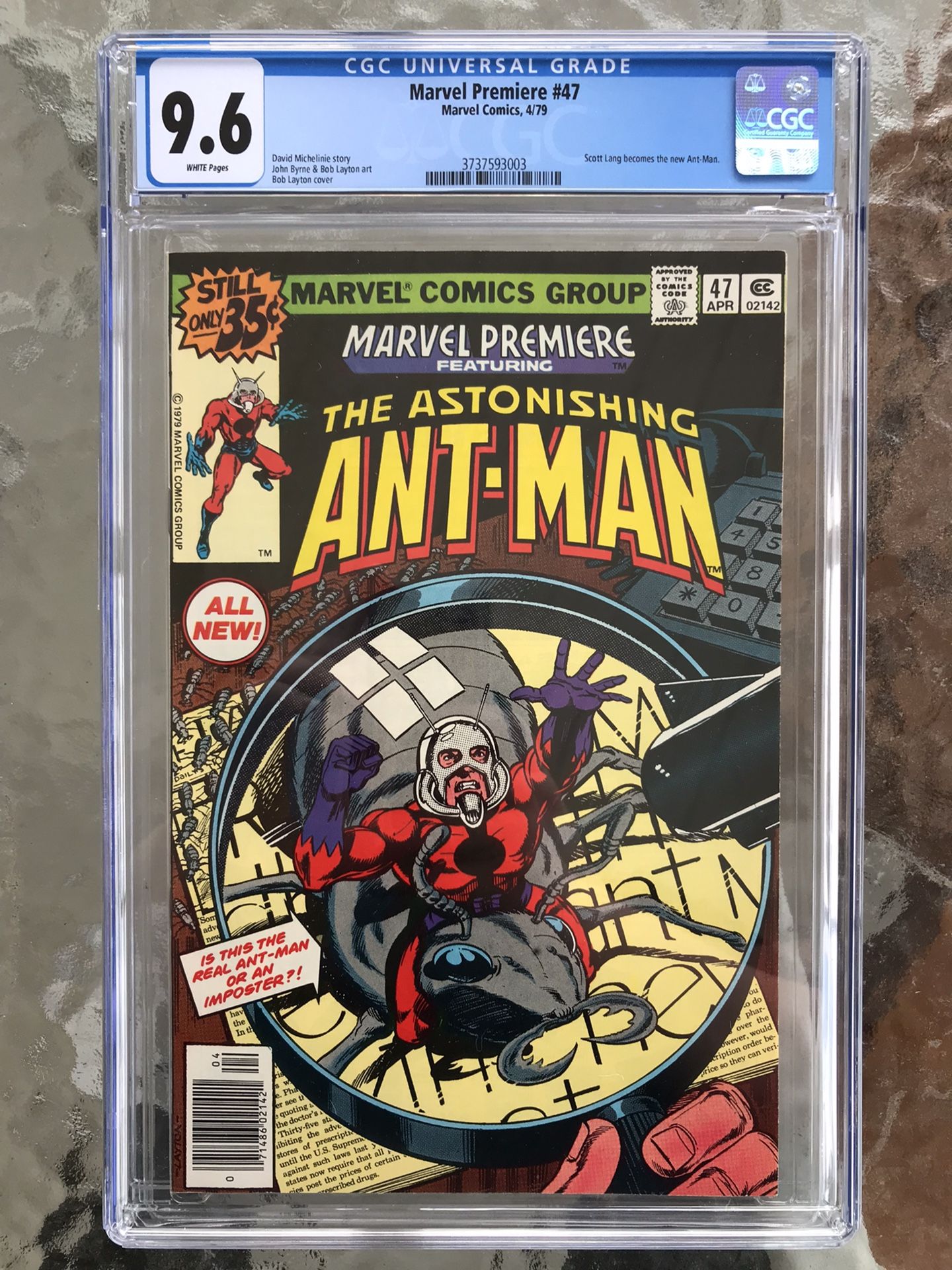 Marvel Premiere #47 (1979) CGC 9.6 — White Pages; 1st Ever Scott Lang as Ant-Man