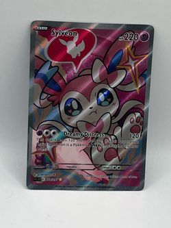 Non TCG Pokemon Sylveon Fan Art Card