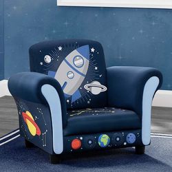 Blue outer space galaxy kid child chair