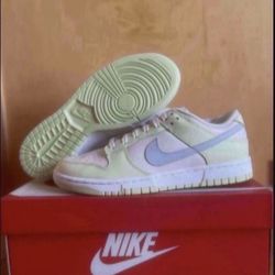 Nike Dunk Low Retro "Lime Ice" Soft Pink Womens Size 9 Womens/ 7.5 Mens Brand New 