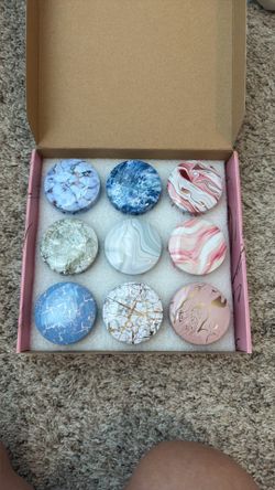 Nine assorted brand new candles