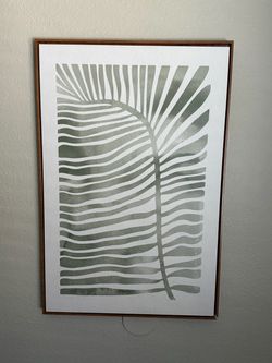 Framed palm prints