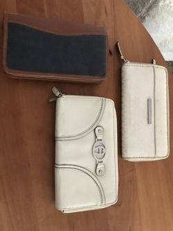 Wallets, handbags, laptop bags