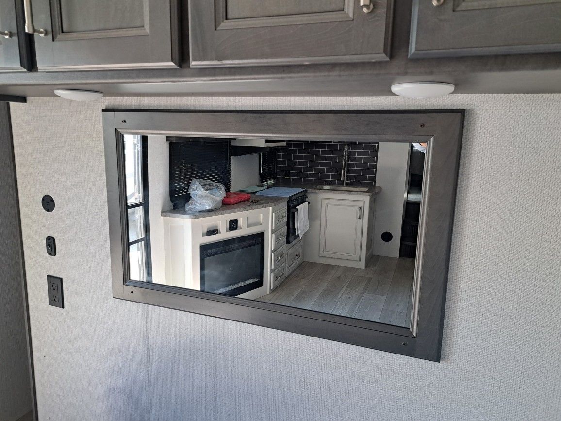Brand New Framed Mirror. 40" Wide X 24" Tall, From an RV.