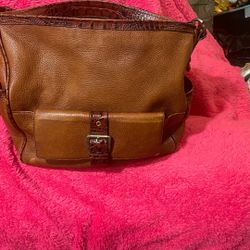 Brahmin Brown Leather show the bag
