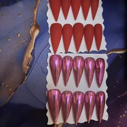 Handmade Press On Nails Size Medium 