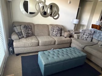 Beige Fabric Sofa and Sectional Set for two days only in the area listed