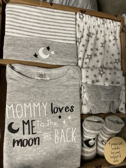 Baby 0-6 Month 4 Piece Set
