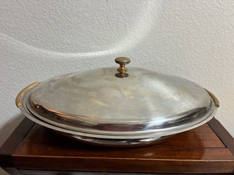 Vintage Stainless Steel Warmer