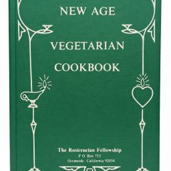Vintage "New Age Vegetarian Cookbook" Rosicrucian Fellowship 1979, 8th Edition