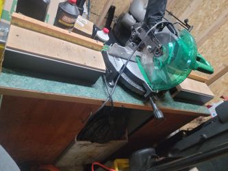Table Saw And Rolling Table With Storage