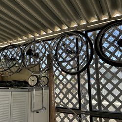 New And Used Bicycle Wheels. No Tires