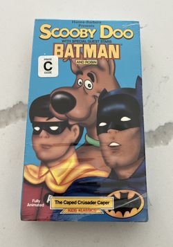 Hanna Barbera Scooby Doo VHS Tape Batman Robin Kids Classics Vintage