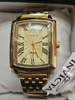 Invicta Celestial Mens Watch 32mm gold tone