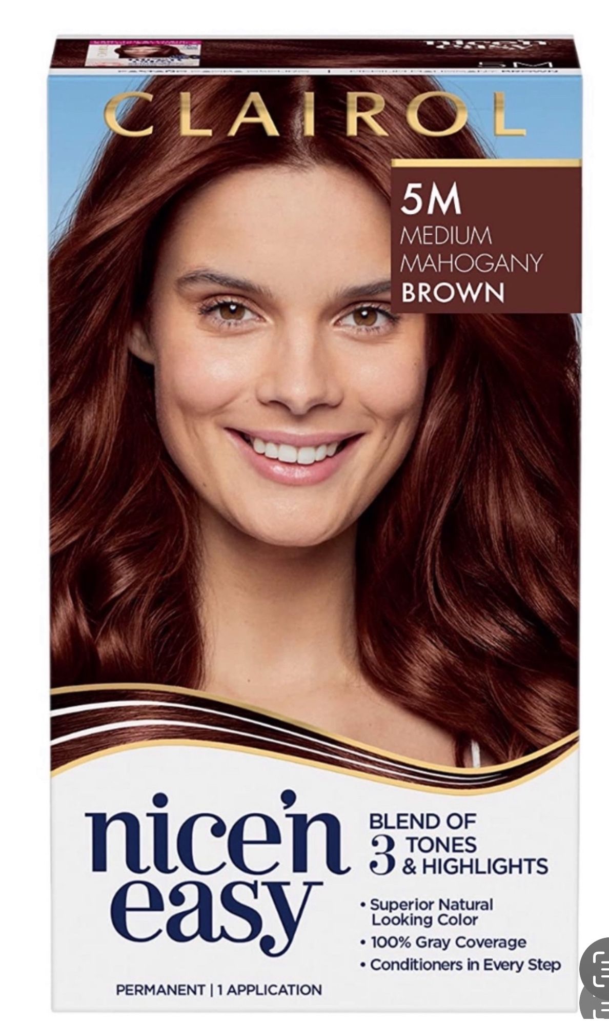 CLAIROL nice’n easy. Permanente Hair Color.
