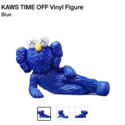 Kaws Time Off Blue 