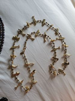 Gold-Tone Animal Figure Chain Necklace