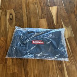 Supreme Navy Blue Box Logo Hoodie (FW24) Size Large