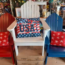 BLOWOUT SALE NOW $50 EACH. Wood Adirondack Chairs 