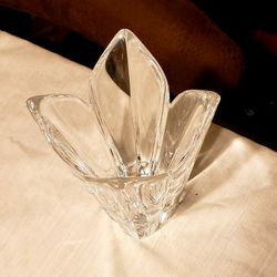Orrefors Crystal Tulip Vase Sweden
