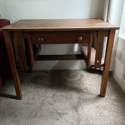 Mission Style Library Desk