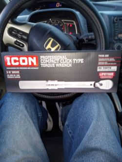 ICON PROFESSIONAL COMPACT CLICK TYPE TORQUE WRENCH $75