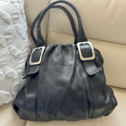 Cole Haan Black Leather Purse