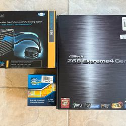Intel CPU, ASRock Motherboard, & Antec AIO cooler