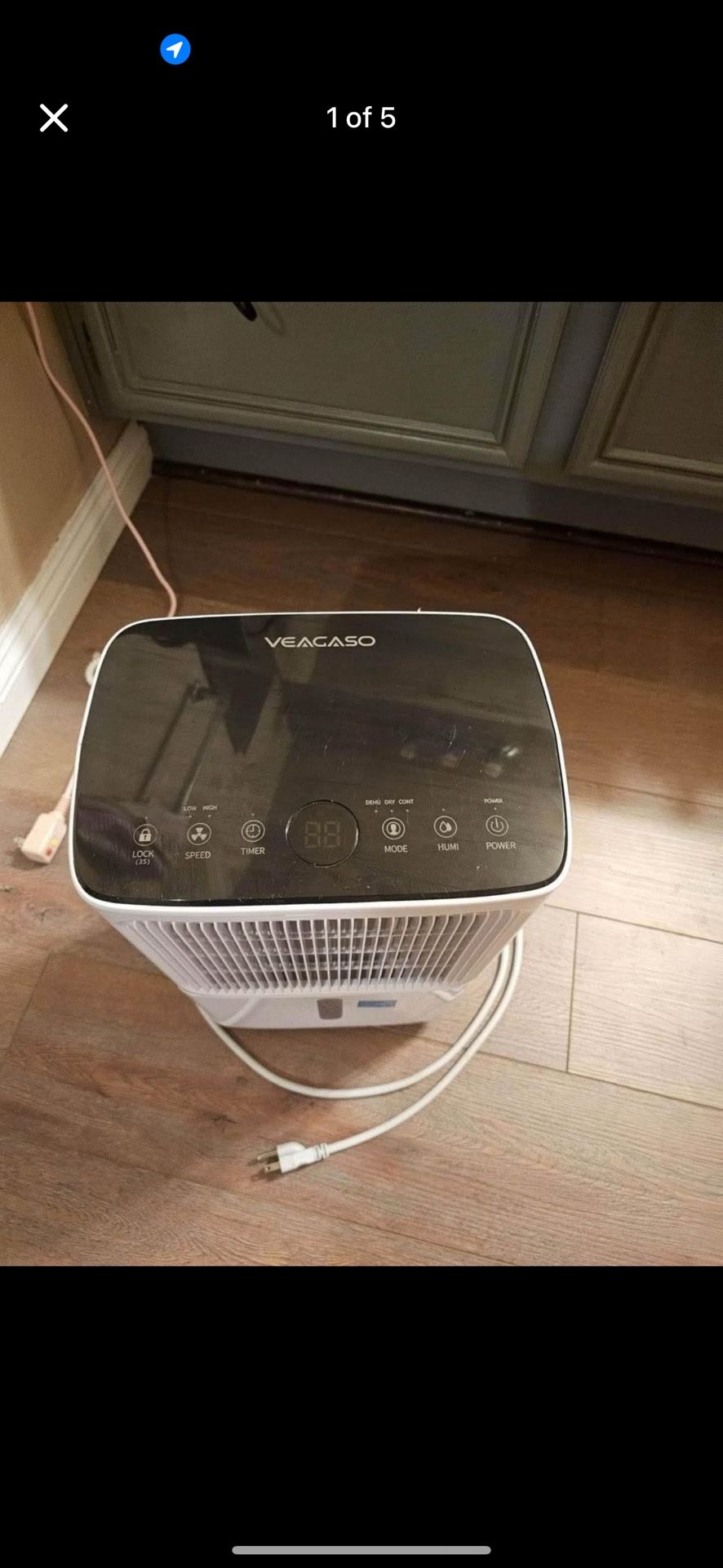 Veagaso Dehumidifier