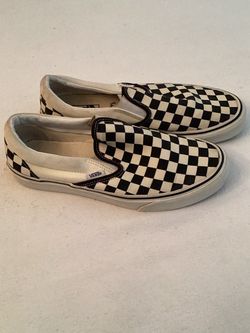 Vans| Black/White Checkered| M8.5 W10