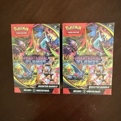 Pokemon Cards - Phantasmal Flame Booster Bundle