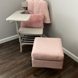 Refinished School Chair And Decor Set Reduced Reduced 