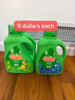 Gain detergent 9 dollars each