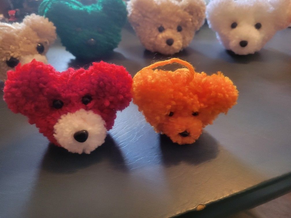 Teddy Bear Christmas Ornaments and Car Decor