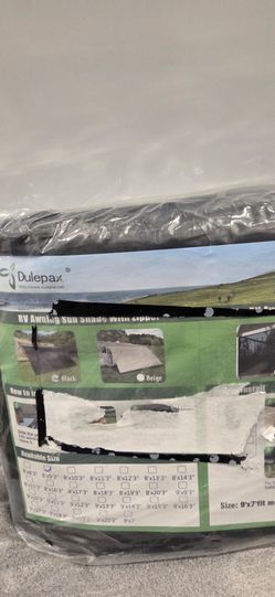 Dulepax RV Awning Sun Shade with Zipper