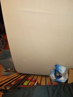 Queen Mattress + Black Velvet Bedframe