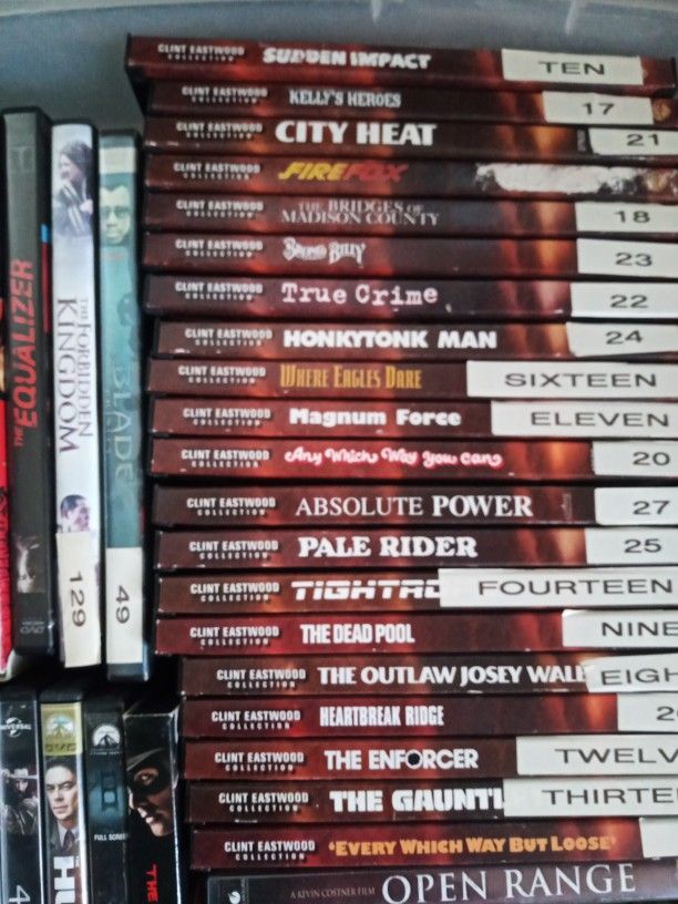 CLINT EASTWOOD DVD MOVIE COLLECTION