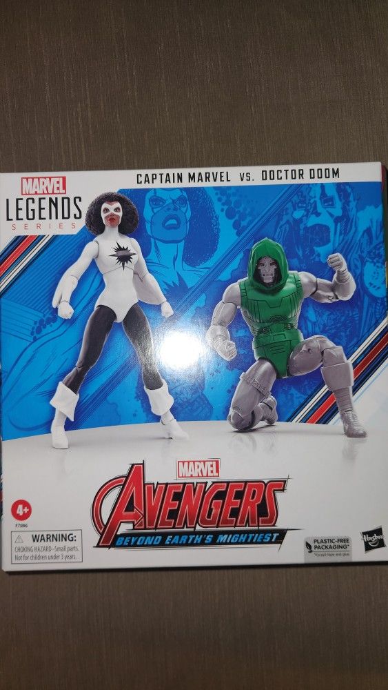 Marvel Legends Dr Doom And Captain Marvel