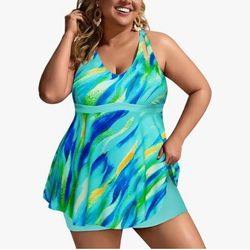 Hanna Nikole Tankini Swimsuit Top for Women Size 16